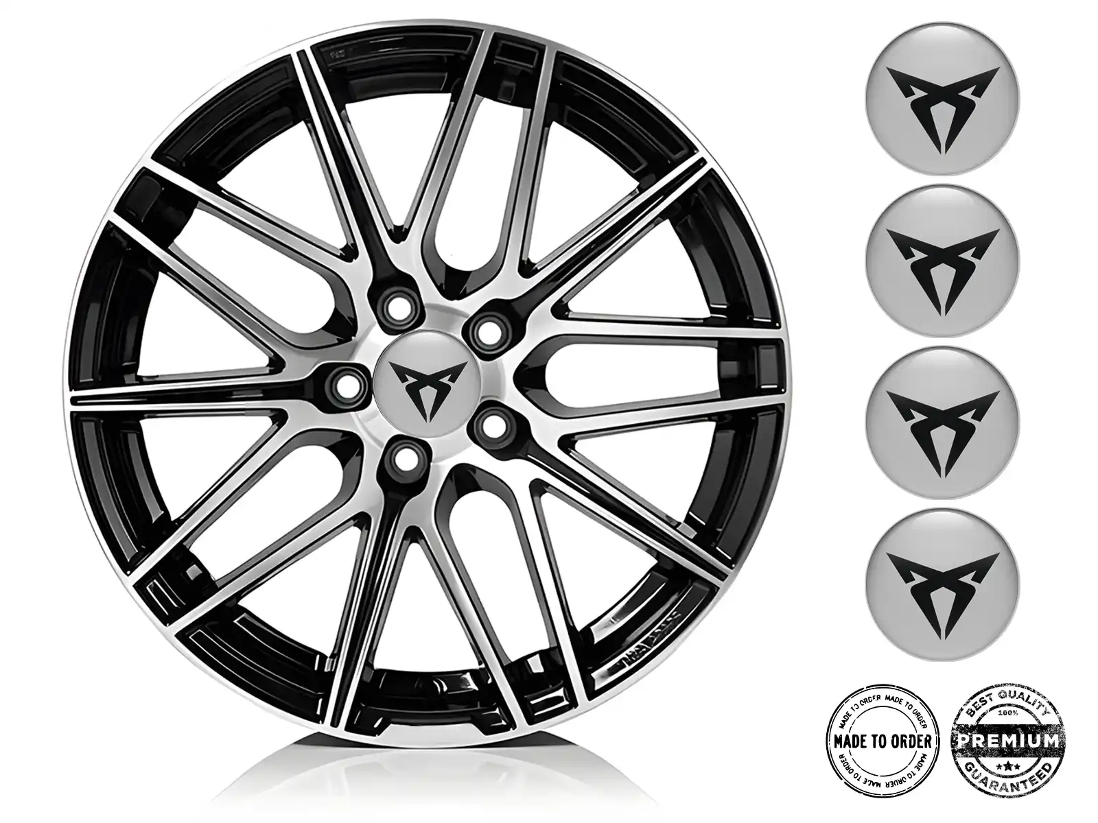 Seat Cupra Individuelle Dome Aufkleber Premium Radlabels